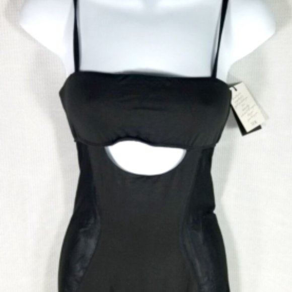 LEAU WOMEN'S ISLA ILLUSION MESH ROMPER BLACK SIZE SMALL - Picture 11 of 11